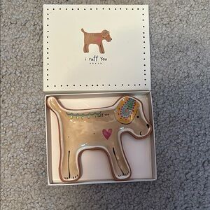 I Ruff You Dog Figurine - Brown Natural life